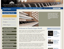 Tablet Screenshot of churchorganworld.co.uk